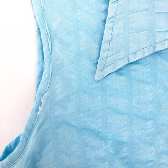 70s pointed collar sleeveless shirt 1970s vintage - Picture 4 of 4